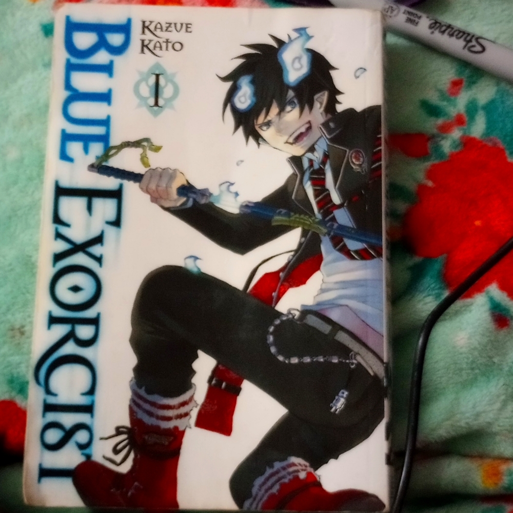 Blue exorcist anime book